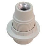 Lampholder E14 White with Ring