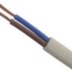 Double sheath 2*0.75mm white