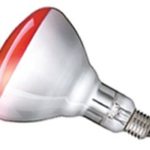 Infrared lamp E27 150 watt Red
