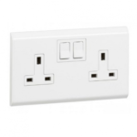 Socket 2 gang 13A Belanko