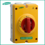 Water proof Isolator 4 pole 25A DC 1000v
