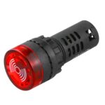 Panel lamp buzzer Red 24v 22mm