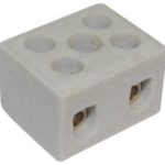 Porcelain Connector 2 pole 15A