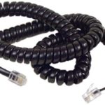Telephone Handset Cord black 20 ft