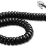 Telephone Handset Cord black 10 ft