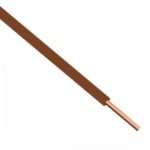 Single core cable 1.00 mm HO5V-U Brown