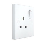 Socket 1 gang 13A Classic