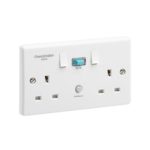 Socket 2 gang 13A RCD 10ma