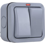 Switch 2 gang 2 way IP66 Dob