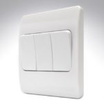 MK Switch 3 gang 2 way Large Rocker