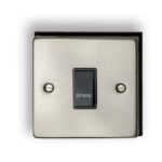 Press Switch Satin Silver Black
