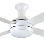 UFO Ceiling fan w/remote White