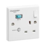 Socket 1 gang 13A RCD 10ma