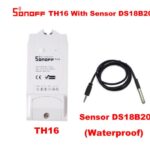 Wifi Temperature monitor Sonoff TH16