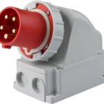 Wall Plug 5 pin 63A IP67 1069