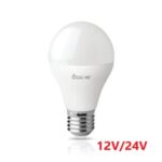 LED Lamp 12 watt E27 12-24Volt AC/DC
