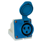 Socket 3 pin 16A IP44 HT113