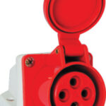 Socket 4 pin 16A IP44 HT114