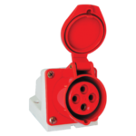 Socket 4 pin 32A IP44 HT124