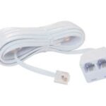 Telephone Adaptor 1 RJ11 to 2 RJ11 + Cable