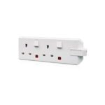 Extension Socket 2 gang Switch W494