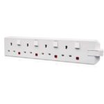 Extension Socket 4 gang Switch W495