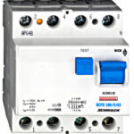RCCB Schrack 4 pole 100a 300ma AC Bol