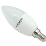 LED Lamp Candle E14 8 watt 6400k