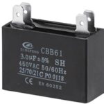 Capacitor  3μf CBB61 fan