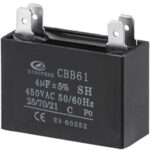 Capacitor  4μf CBB61 fan