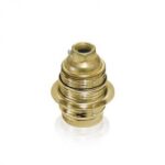 Lampholder E27 Brass with Ring