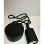 Lampholder Set kremasto Black  E27