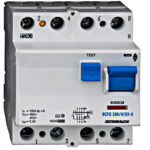 RCCB Schrack Bolf 4 pole 100a 300ma A