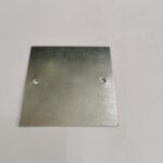 Plate 1 gang Metal Flat