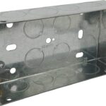 Metal Box 2 gang 35mm