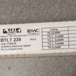 Electronic ballast 2x39 TCI