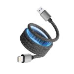 Charging cable USB-A to Lighting Iphone 1m ATC Magnetic