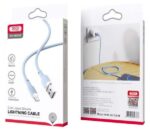 USB Charger C to lightning 1m blue XO - Image 2