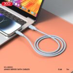 USB Charger A to lightning 1m blue XO - Image 2