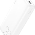 Power Bank 20,000mAh with Dual USB-A Ports – White